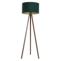 Gulvlampe STANDART 1xE27/60W/230V grøn/wenge