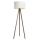 Gulvlampe STANDART 1xE27/60W/230V hvid/wenge