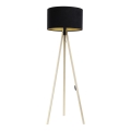 Gulvlampe STANDART 1xE27/60W/230V sort/beige