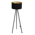 Gulvlampe STANDART 1xE27/60W/230V sort/wenge