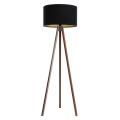 Gulvlampe STANDART 1xE27/60W/230V sort/wenge