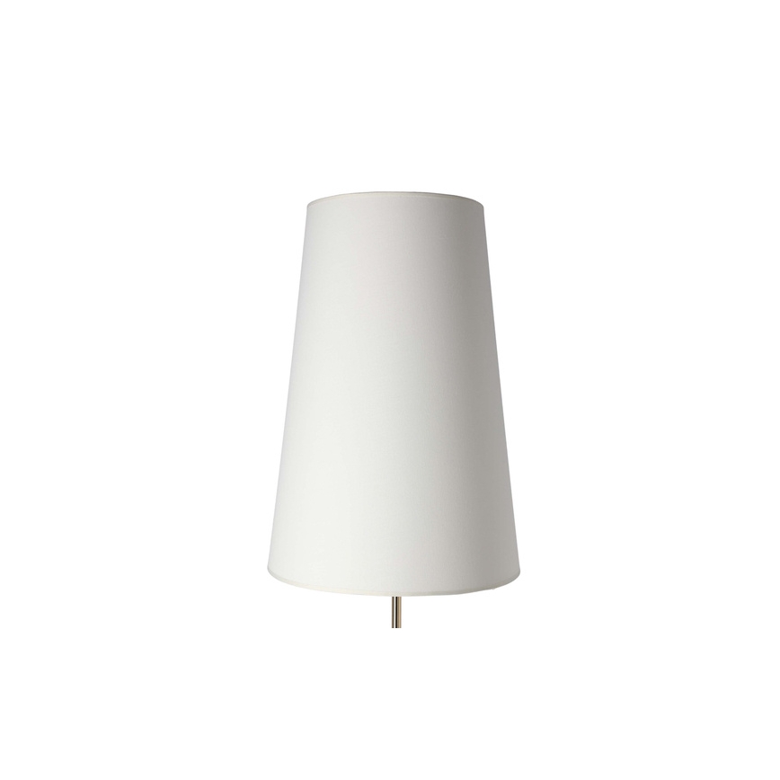 Gulvlampe TAFLO 1xE27/60W/230V hvid/sort/gylden