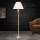 Gulvlampe TIZIA 1xE27/60W/230V hvid/guldfarvet/patina