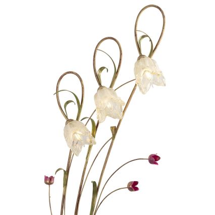Gulvlampe TULIPANO 3xE14/40W/230V Murano-glas