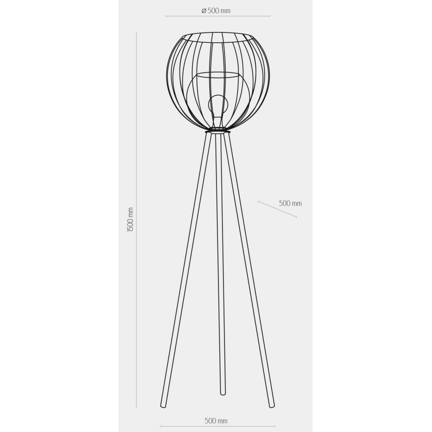 Gulvlampe UNIVERSO 1xE27/60W/230V