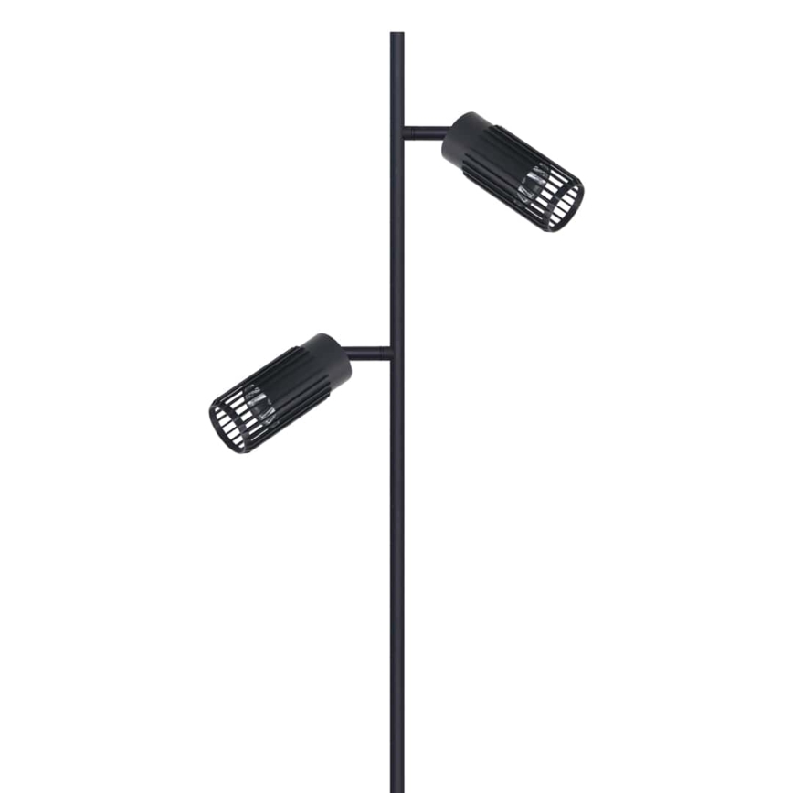 Gulvlampe VERTICAL 2xGU10/8W/230V sort