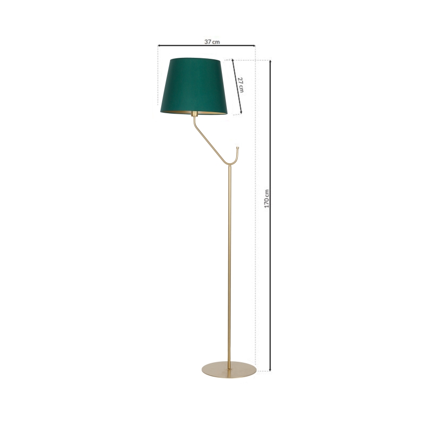 Gulvlampe VICTORIA 1xE27/60W/230V grøn