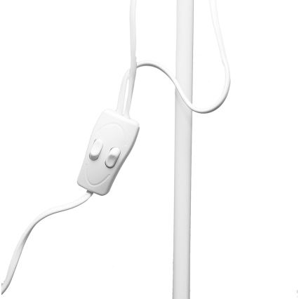 Gulvlampe WENDY 1xE27/100W/230V + 1xE14/40W hvid