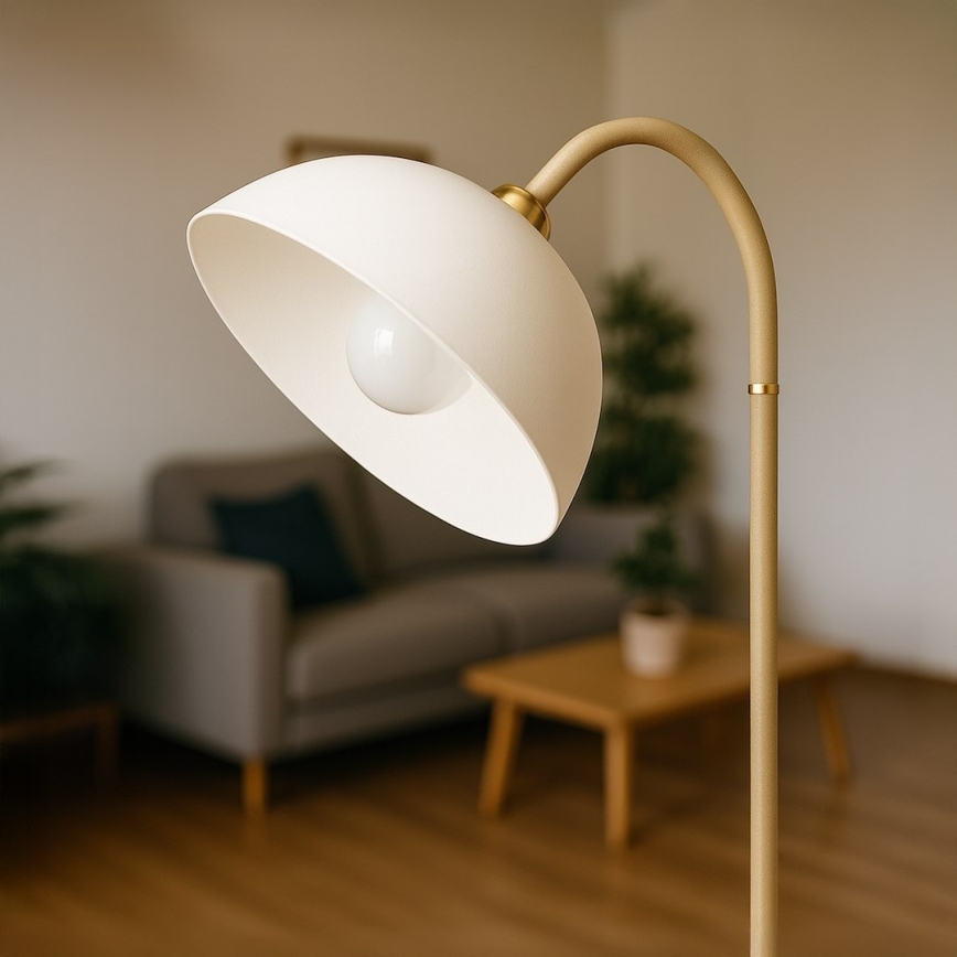 Gulvlampe ZACK 1xE27/15W/230V beige
