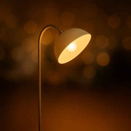 Gulvlampe ZACK 1xE27/15W/230V beige