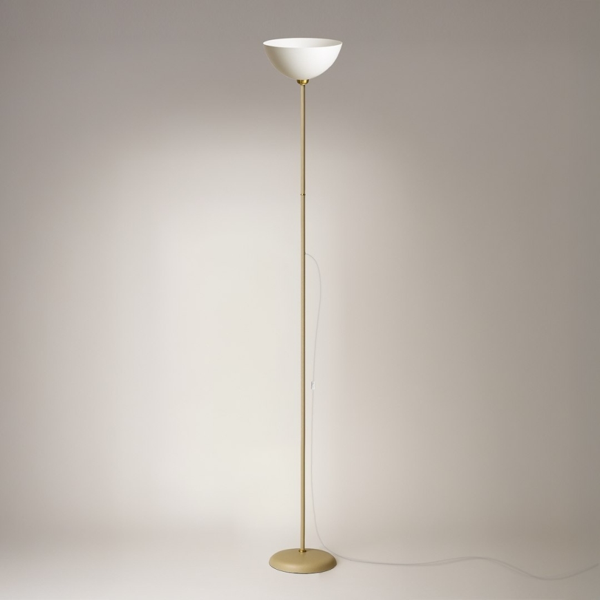 Gulvlampe ZACK 1xE27/15W/230V beige