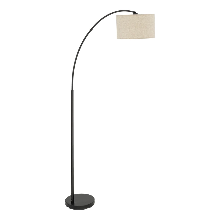 Gulvlampe ZENITH 1xE27/15W/230V sort/beige