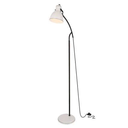 Gulvlampe ZUMBA 1xE27/40W/230V hvid/sort