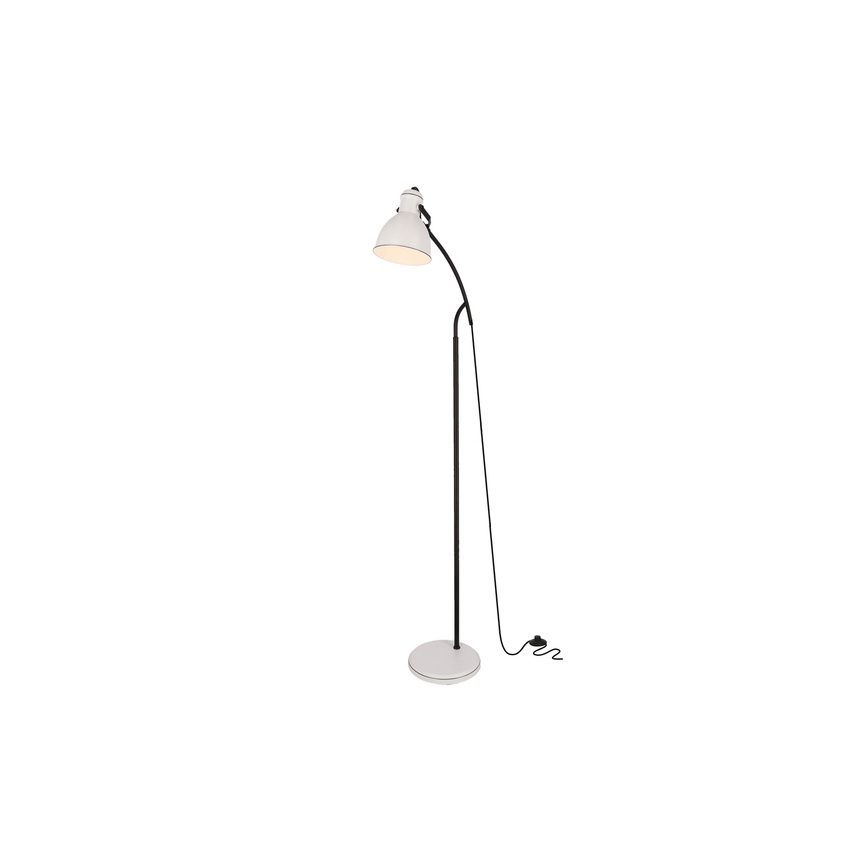 Gulvlampe ZUMBA 1xE27/40W/230V hvid/sort