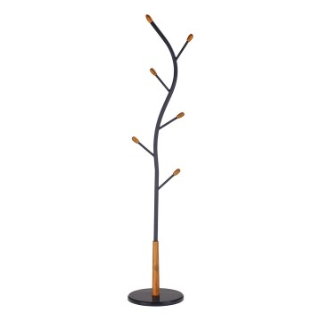 Gulvstående frakkestativ STILE 186x38 cm, sort