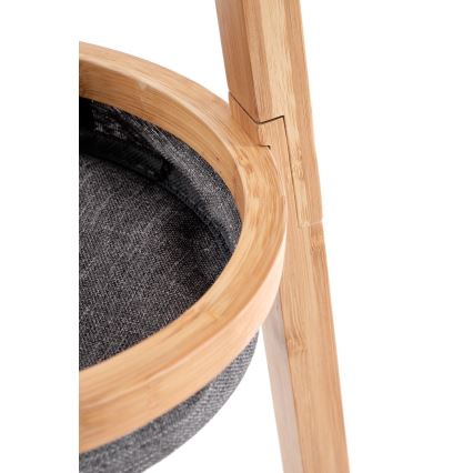 Gulvstående knagerække 177 x 52 cm, brun