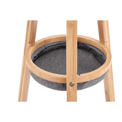 Gulvstående knagerække 177 x 52 cm, brun