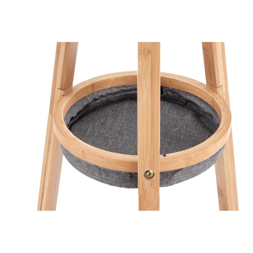 Gulvstående knagerække 177 x 52 cm, brun