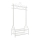 Gulvstående knagerække LINEA, hvid