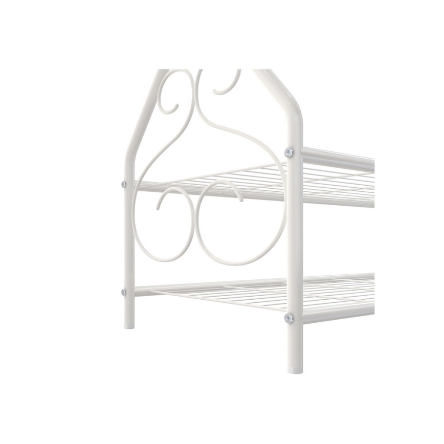 Gulvstående knagerække LINEA, hvid