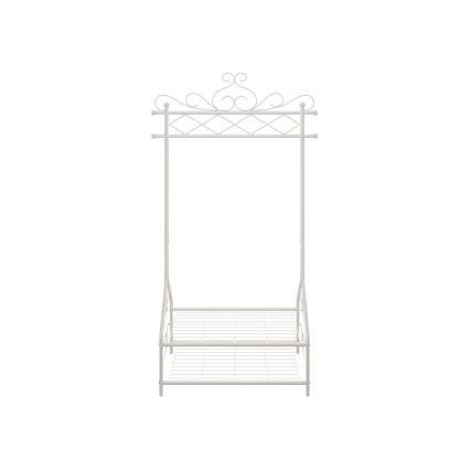Gulvstående knagerække LINEA, hvid