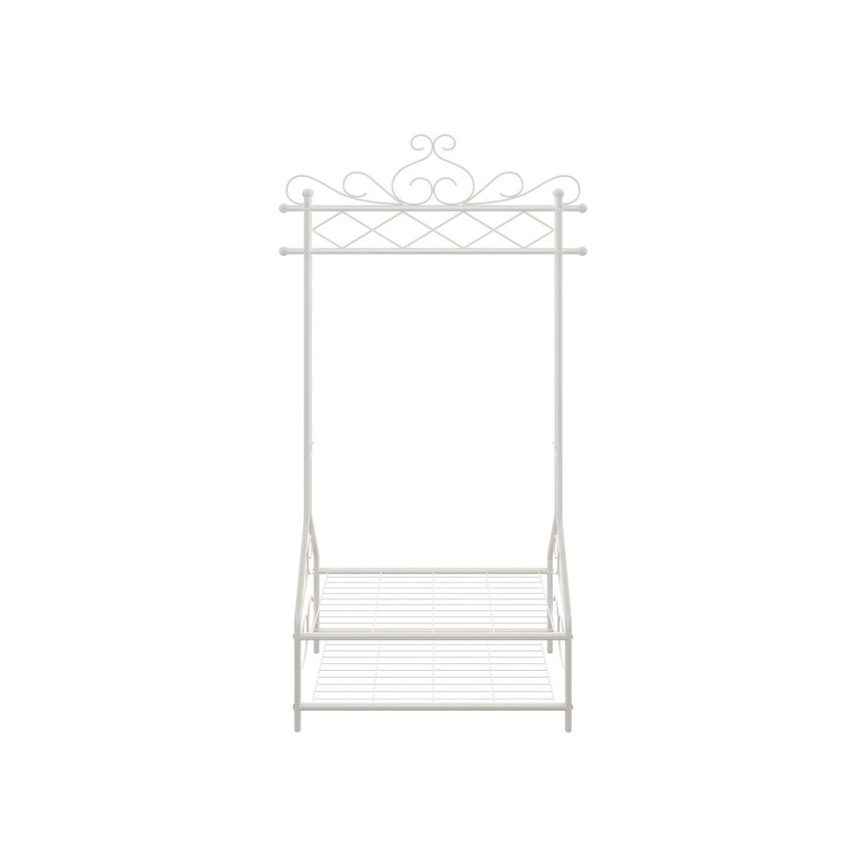 Gulvstående knagerække LINEA, hvid