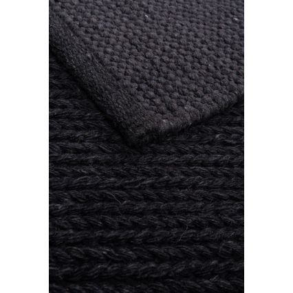 Gulvtæppe FIR WOOL 120x170 cm 2600 g/m2 antracit/natur