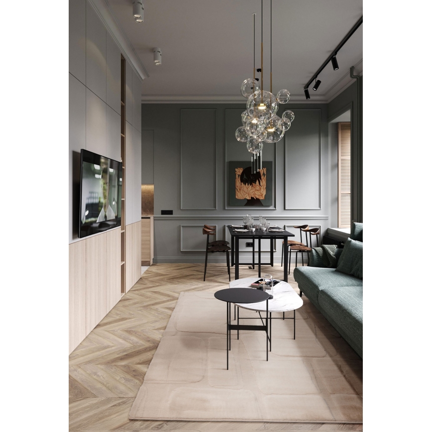 Gulvtæppe RABBIT 3D 120x170 cm beige