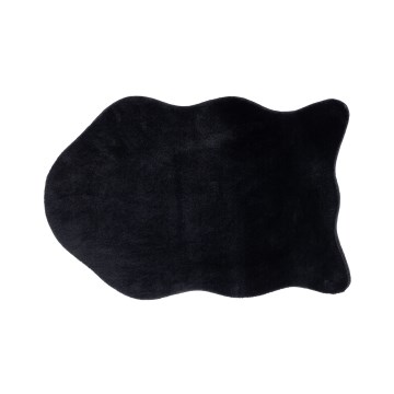 Gulvtæppe RABBIT-FOX 60x90 cm sort