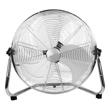 Gulvventilator 100 W/230 V, Ø 45 cm, blank krom