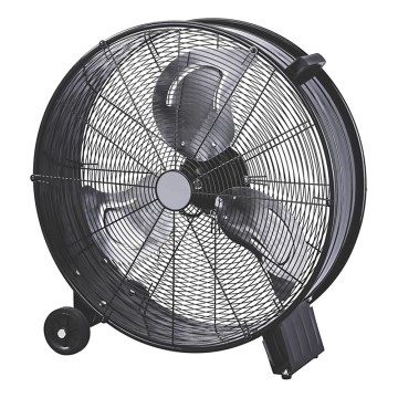 Gulvventilator 180 W/230 V, Ø 60 cm, sort