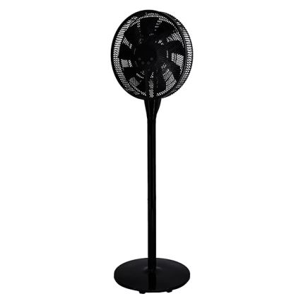 Gulvventilator 25W/230V 130 cm sort + fjernbetjening