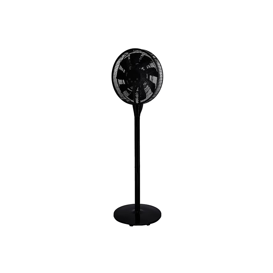 Gulvventilator 25W/230V 130 cm sort + fjernbetjening