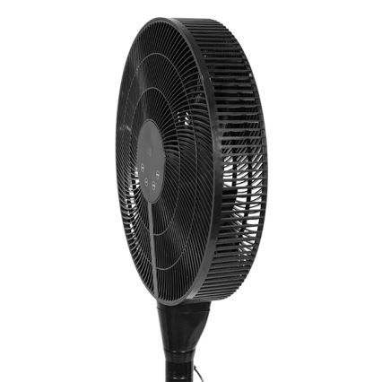 Gulvventilator 25W/230V 130 cm sort + fjernbetjening