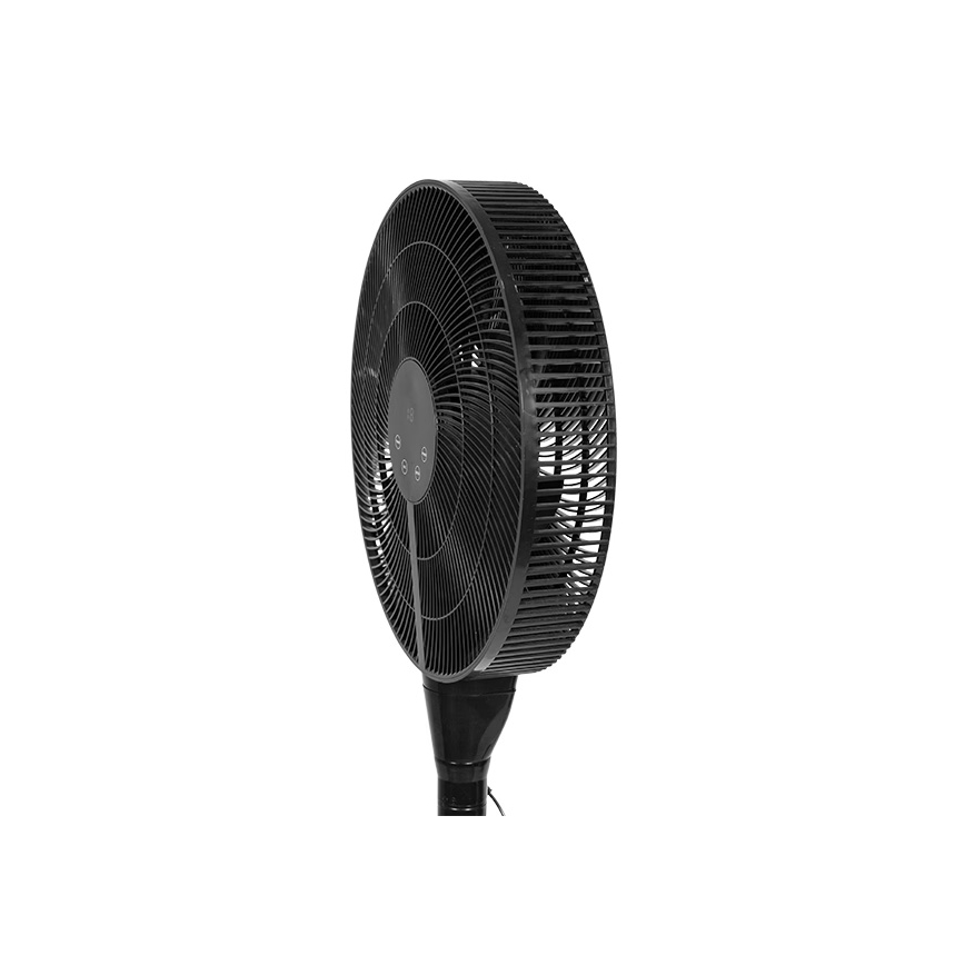 Gulvventilator 25W/230V 130 cm sort + fjernbetjening