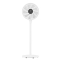 Gulvventilator 25W/230V Ø 40 cm hvid + fjernbetjening