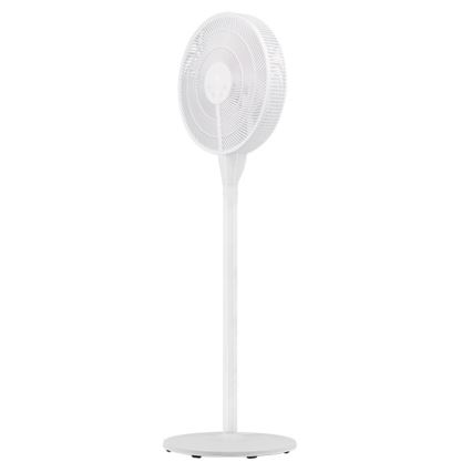 Gulvventilator 25W/230V Ø 40 cm hvid + fjernbetjening