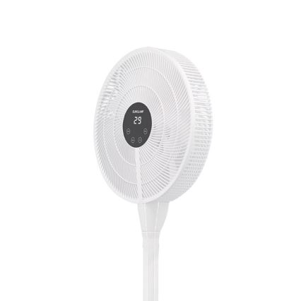 Gulvventilator 25W/230V Ø 40 cm hvid + fjernbetjening