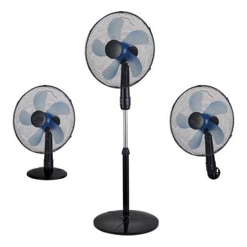Gulvventilator 3-i-1 50 W/230 V sort