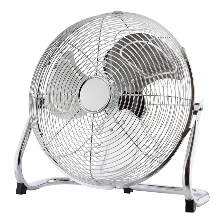 Gulvventilator 45 cm 3 hastigheder krom 140W