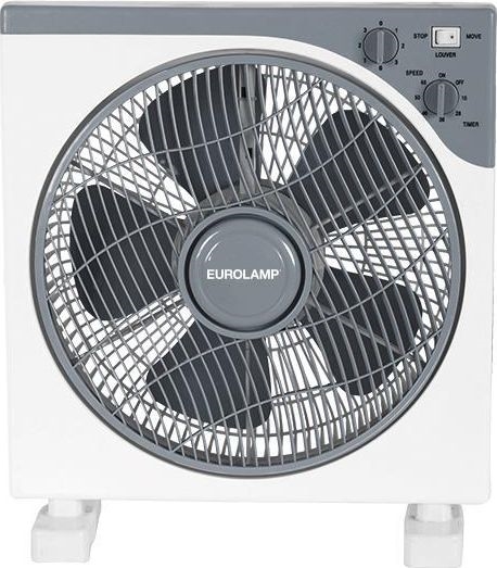 Gulvventilator 45W/230V diameter 37 cm hvid/grå