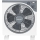 Gulvventilator 45W/230V diameter 37 cm hvid/grå