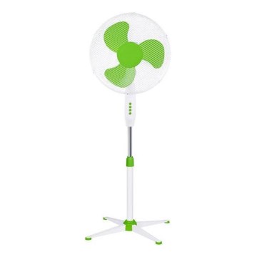 Gulvventilator 60 W/230 V, 125 cm, hvid/grøn
