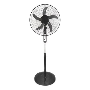 Gulvventilator 60 W/230 V, 129 cm, sort + fjernbetjening