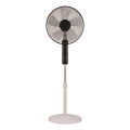 Gulvventilator 60 W/230 V Ø 40 cm hvid/sort