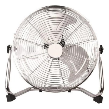 Gulvventilator 90W/230V Ø 40 cm, poleret krom