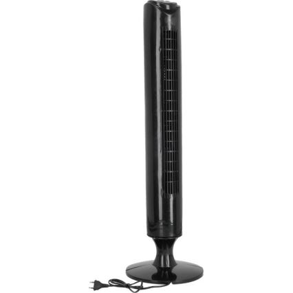 Gulvventilator LISSE 45W/230V 91,4 cm sort + fjernbetjening