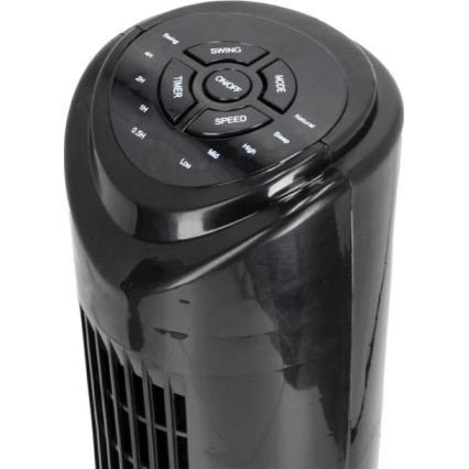 Gulvventilator LISSE 45W/230V 91,4 cm sort + fjernbetjening