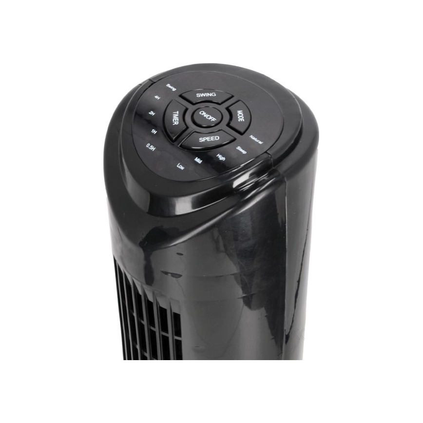 Gulvventilator LISSE 45W/230V 91,4 cm sort + fjernbetjening