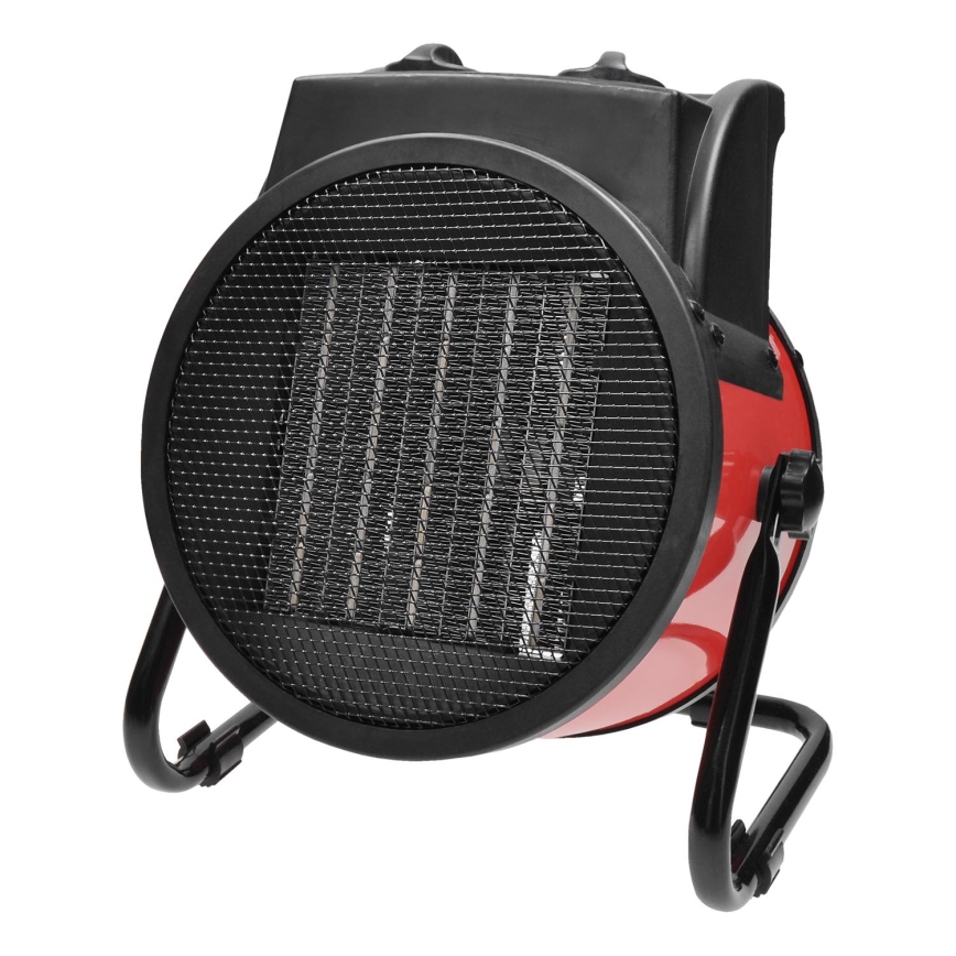 Gulvventilator med keramisk varmeelement 3000W/230V sort